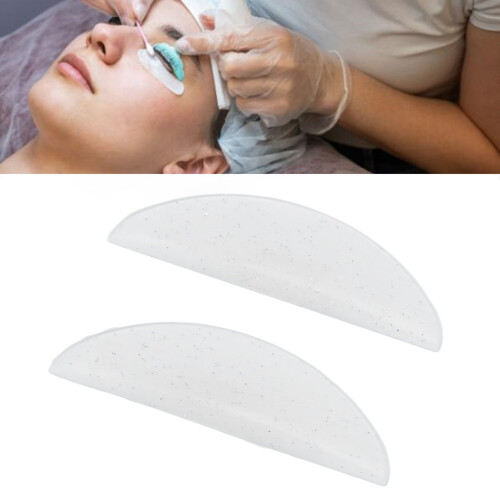 1 Stück Silikon-Wimpernlift-Stäbe S Sparkle Klarweiß 2