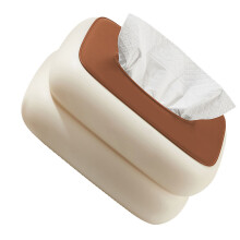 CreamStyle Tissueboxabdeckung 9,5 x 14 x 19 cm LCap Kaffee