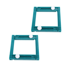 2 Stück verstellbare Quastenmacher ABS-Werkzeug 9x8.8x1cm
