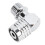 90-Grad-Drehschlauchadapter 2. Stufe Edelstahl 13