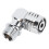 90-Grad-Drehschlauchadapter 2. Stufe Edelstahl 16