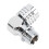 90-Grad-Drehschlauchadapter 2. Stufe Edelstahl 15