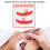 Silikon-Wimperntrenner-Pad rotes Isolationswerkzeug 4