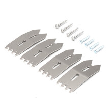 4 Stück Aluminium-Holzbrett-Begrenzer-Klemmen-Set