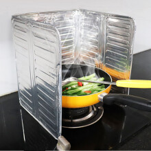 Oil Splatter Screen Board Anti Splatter Guard Heat Insulation Aluminum Foil Screen Innovative Kitchen Supplies