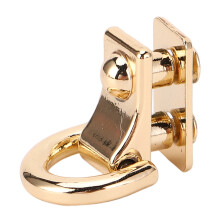 20 Stück D-Ring-Niete 15x8.5mm Gold-Zinklegierung