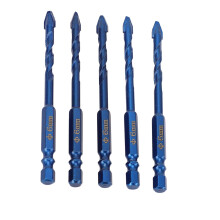 Wolframstahl-Exzenterbohrer 6 mm für Mauerwerk & Zement 1/4-Zoll-Sechskant-Schaft
