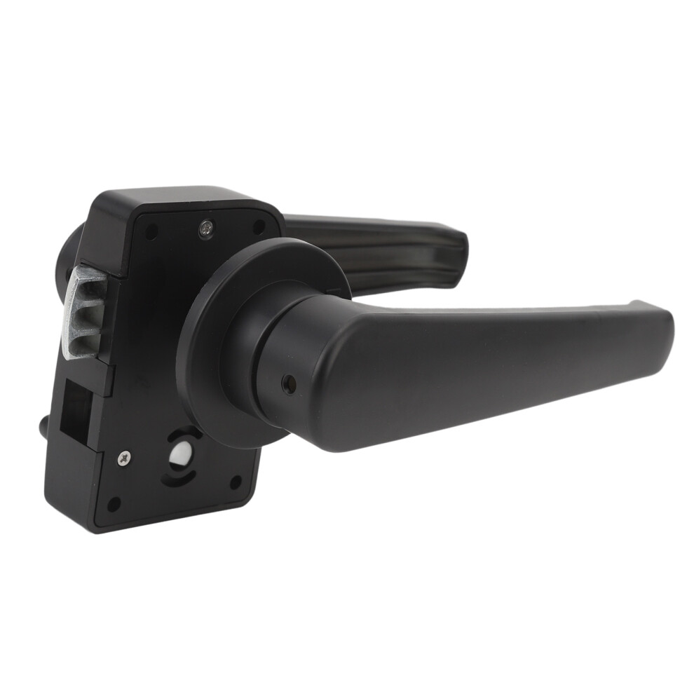 Rv Toilet Door Latch Protect Privacy Bathroom Door Latch Handle With Reverse Lock For Rv Campers Trailer Matte Black 4161313595921