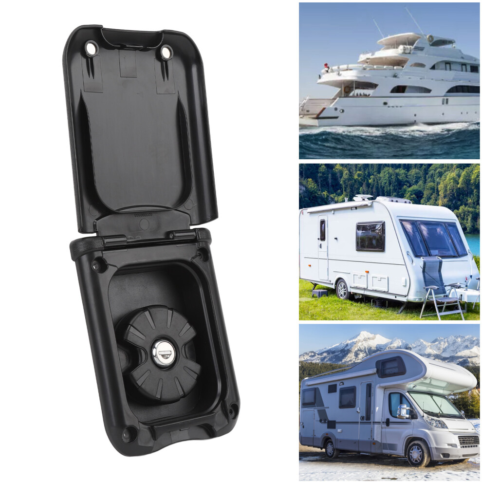 Rv Gravity Fresh Water Fill Hatch Inlet Stainless Steel With Cover And Lock Square For Campers Boats Yachts 4911313595908