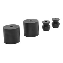 2er-Set Gummi-Stoßpuffer-Kegel für Rampentür des Anhängers 10665
