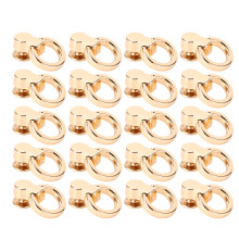 20 Stück D-Ring-Nieten 137 mm Gold 360 Rotation