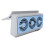 Kfz Solar Abluftventilator ABS grau 230x125x60mm 1.8lb 16