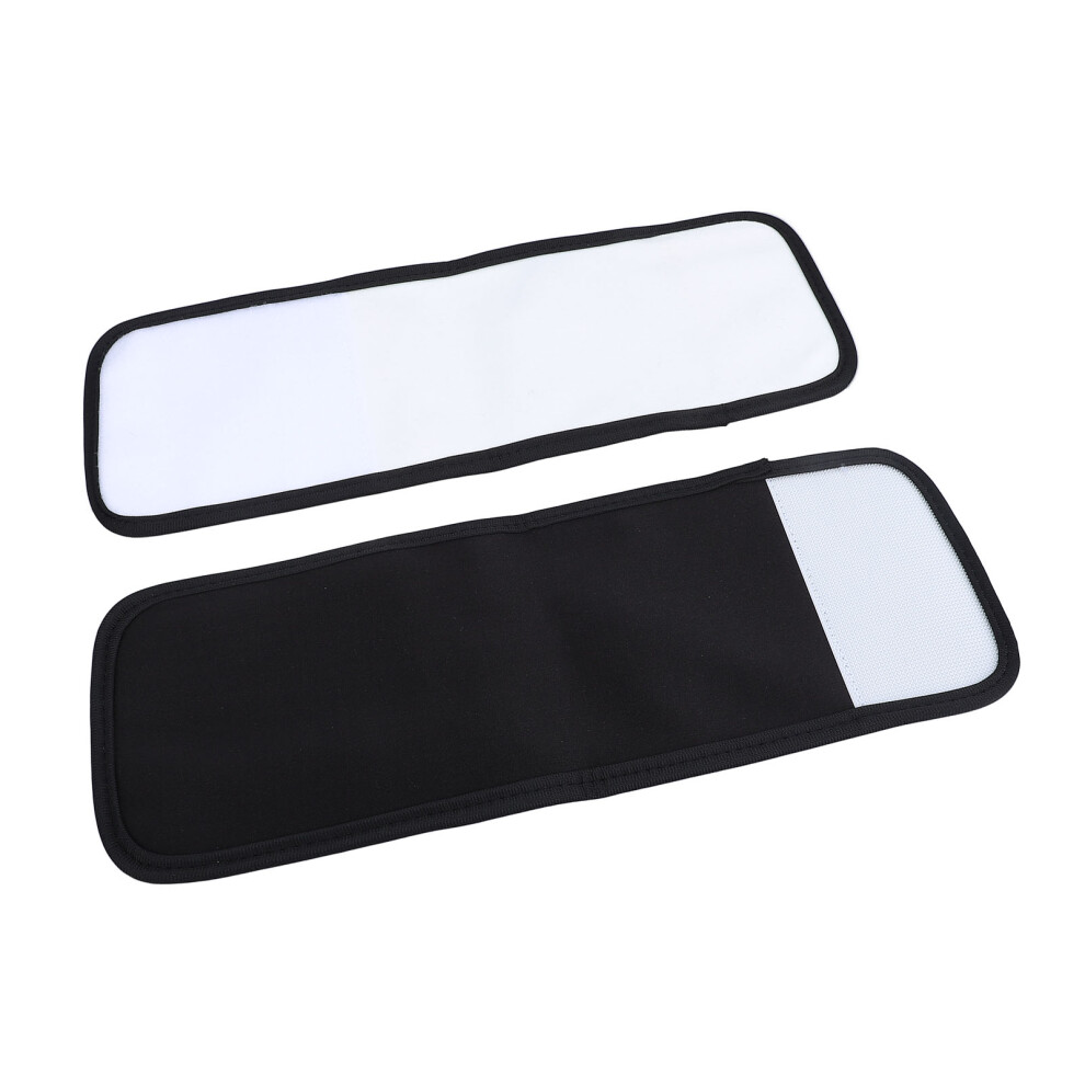 Black 1 Pair Castor Oil Foot Pack Compressible Reusable Organic Castor Oil Foot Wrap Castor Oil Feet Brace For Men Women