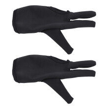 1 Pair Heat Resistant Hair Gloves 3 Finger Hair Dye Gloves Professional Curling Wand Glove for Hair Styling