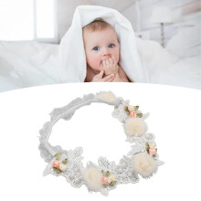 Typ A Spitzen-Tauf-Stirnband - 21,5 cm Baby
