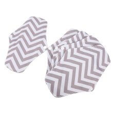 5pcs M Washable Sanitary Pads No Splicing Printed Waterproof Reusable Panty Liner for Daily Use Pregnancy B26