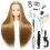 Headdoll 26"-28" Κεφαλή Μανεκέν για Στυλ Μαλλιών με Ελεύθερη Βάση 1