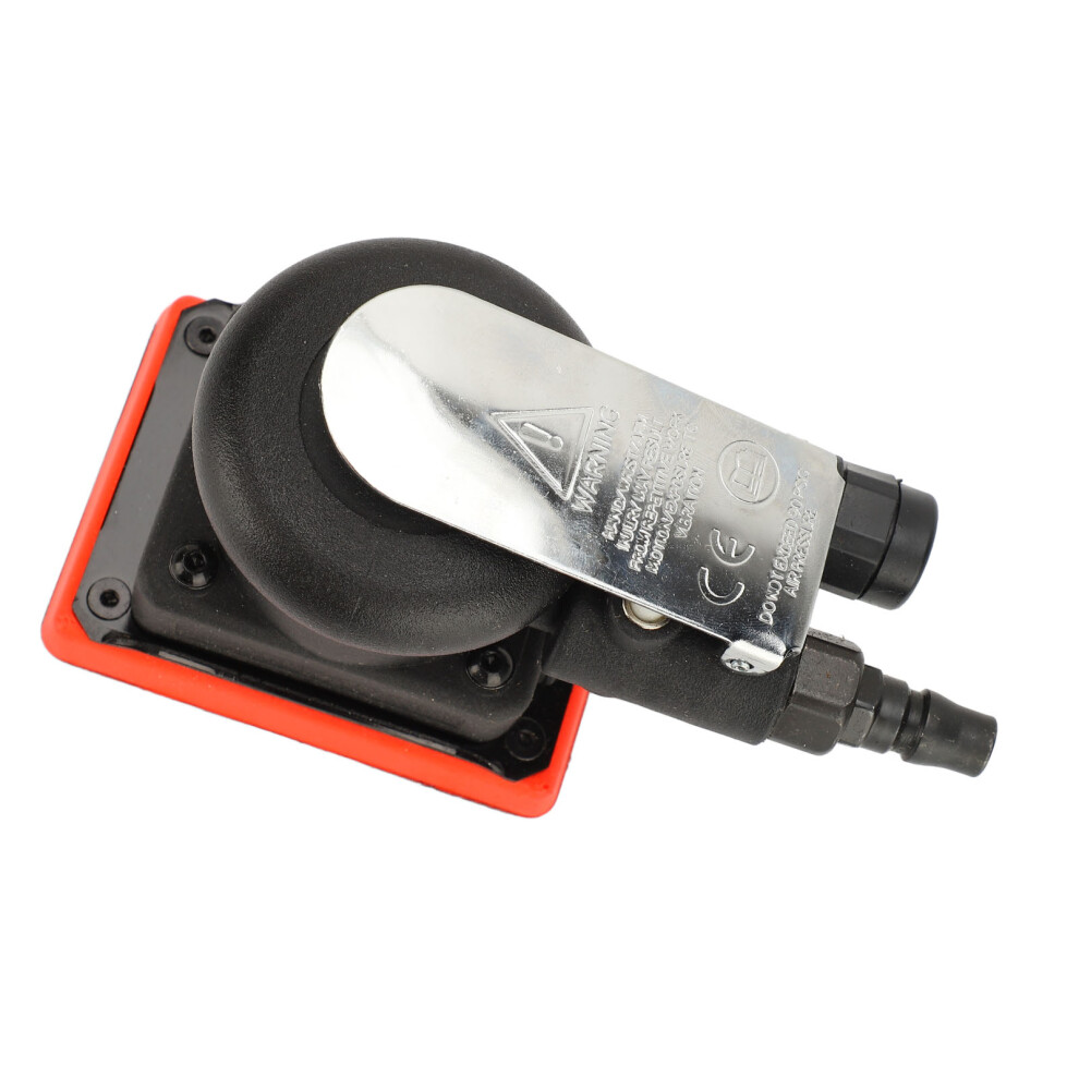 Square Air Sander 12000Rpm High Speed Pneumatic Grinding Sanding Machine For Car Waxing Polishing 75X100mm Black 6901313610594