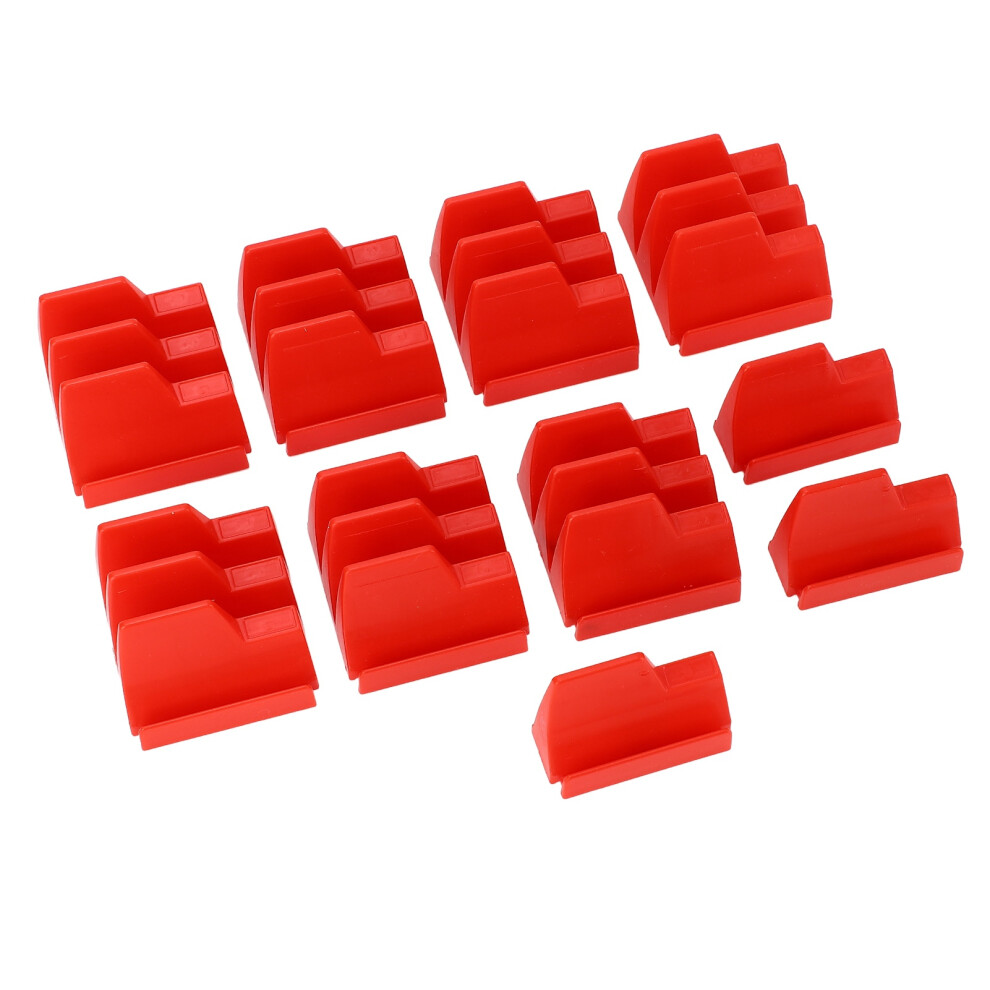 Wrench Holder Professional Holds 23 Wrenches Modular Design Space Saving Wrench Organizer For Wrench Storage Red 5011313610720