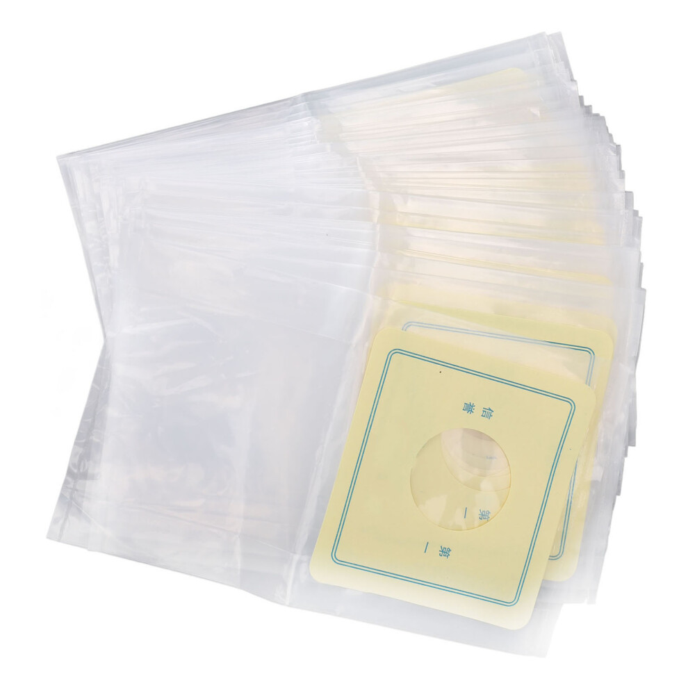 50pcs Colostomy Bag Plastic Leakproof Odor Resistant Ostomy Pouch for Daily Travel Nursing