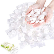 100 stuks gecomprimeerde handdoektabletten - Gezichtsweefsel Gecomprimeerde wegwerphanddoektabletten Reishanddoeken Gecomprimeerde magische handdoeke