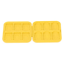 12-in-1 Switch-Kartenetui, 12 Steckplätze, Silikon, Gelb