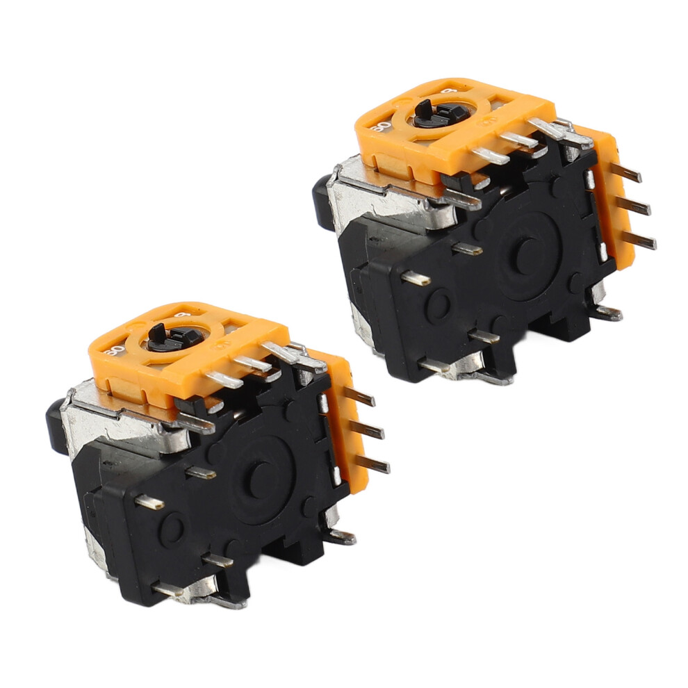 2Pcs Hall Effect 3D Analog Sensor Joystick Module Rocker Replacement 3D Analog Sensor Potentiometer For Game Controller 8491313612004