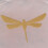 Sorgenstein Goldfarbe Libelle Schickes Pink 9