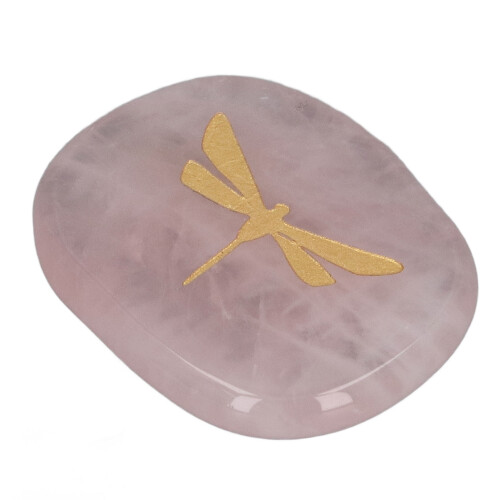 Sorgenstein Goldfarbe Libelle Schickes Pink