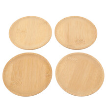 4PCS Wine Glass Charcuterie Topper Bambusoideae Wine Glass Charcuterie Board Topper Drink Coaster for Party Bar Restaurants Family Gatherin