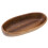 Walnussholz Bootform Servierplatte 29,5 cm/11,6 Zoll 9