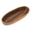 Walnussholz Bootform Servierplatte 29,5 cm/11,6 Zoll 11