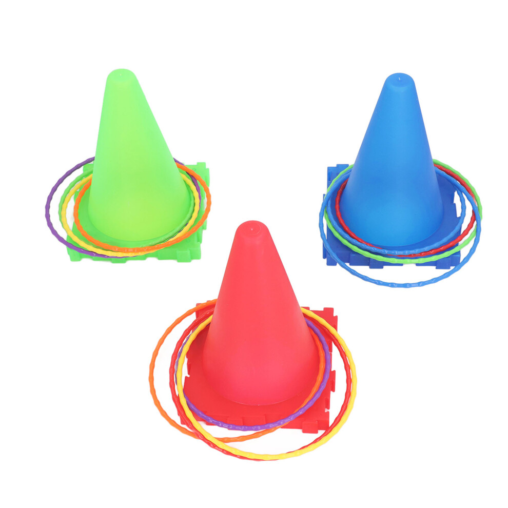 Ring Throw Game for Kids Cones Ring Throw Game 3 In1 Carnival Games Set Training Sensory Toy for Children 18A-image-OPC-PHQ9NR7-NEW