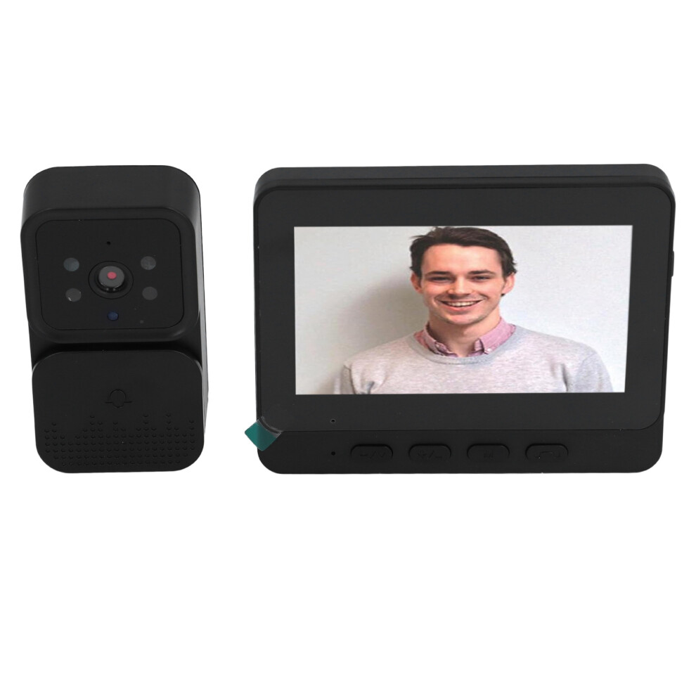 Wireless Video Doorbell 4.3In Stable Connection 2 Way Intercom Wifi Video Doorbell For Home Indoor 9401313613665