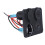 Ladeanschluss-Panel DC12-24V Dual USB 4,2 A blau 16