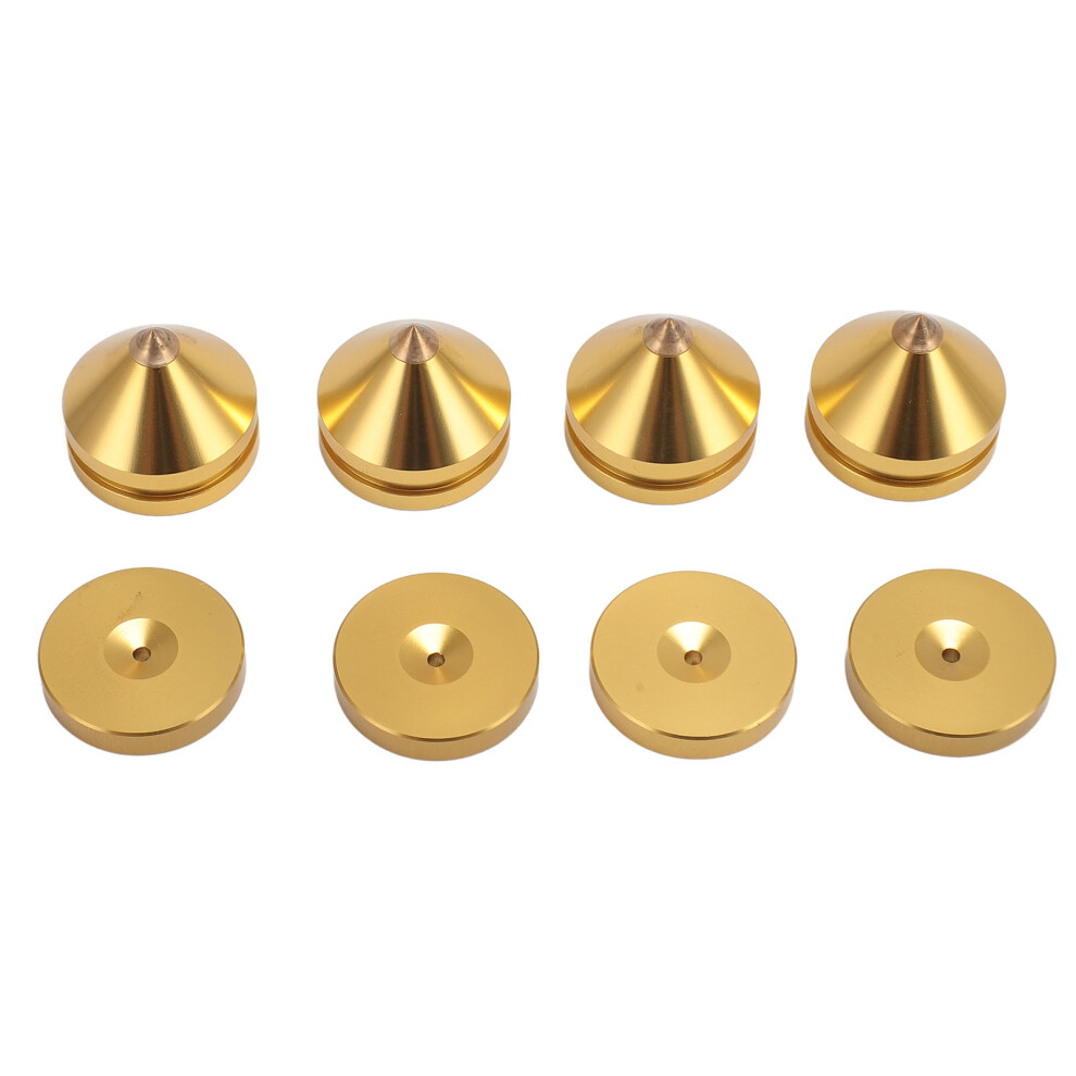 4 Set Speaker Isolation Feet Aluminum Alloy Speaker Vibration Absorber Spike For Cd Dvd Player Amplifier Gold 6921313622984