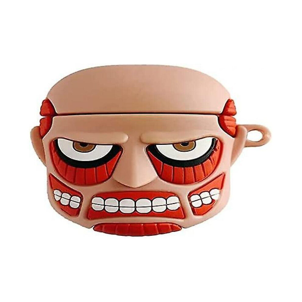 Case for AirPods 3rd Generation, Japan Anime 3D Cartoon Soft Silicone Portable&Shockproof Case for AirPods 3 2021 Accessories Protect Cover (Colossal
