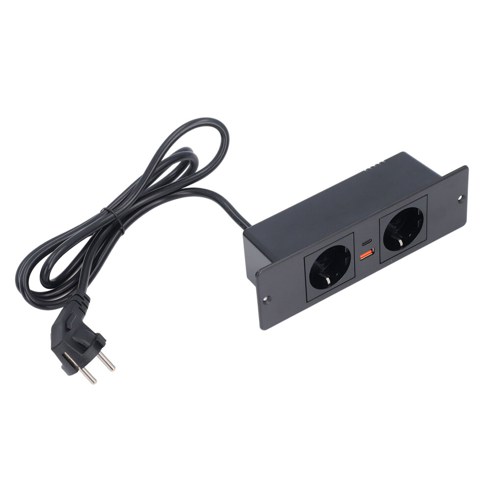 Desktop Power Strip Socket Embedded Pd20w Fast Charging Desk Outlet Power Socket With 1.5M Cable 8701313624724
