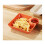 Dumpling-Teller mit Untertasse, 7,2 Zoll, orange 5