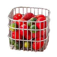 Obstkorb FB304 - Kapazität klein, Farbe Silber