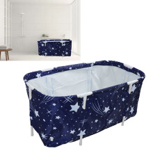 Portable Bathtub Multifunctional Large Space Full Body Folding Soaking Bath Tub for Kids Adults for Shower Stall Type 2