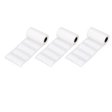3 Rolls Self Adhesive Thermal Paper Clear Printing Easy Peeling White Thermal Receipt Paper for Home Small Business 50x15mm/1.97x0.59in (45