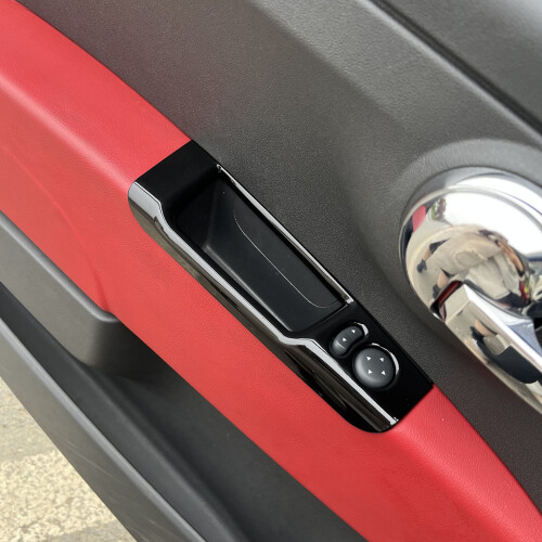 Abarth 595/500 Innen-Türablage Glanzschwarz 2