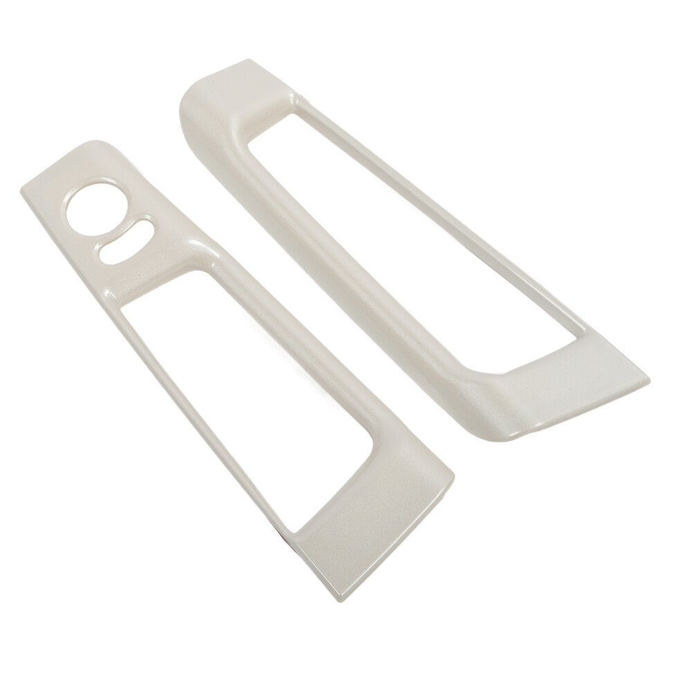 Interior Door Storage Organizer Cover Trims Inner Door Storage Box Frame Trim For Abarth 595 Lhd 2007Â2024 Pearl White 3731313628526