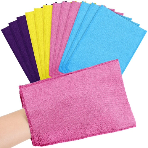 Tatuo 12 Pezzi Teli Esfolianti Coreani per Doccia Scrub Corpo