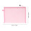 10 Stück Mesh-Reißverschlusstasche A4 rosa 34,5 x 24,8 cm 2