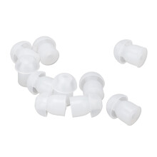 20 Stück 14x12 mm weiche Silikon-Ohrpassstücke Ø 1,5 mm