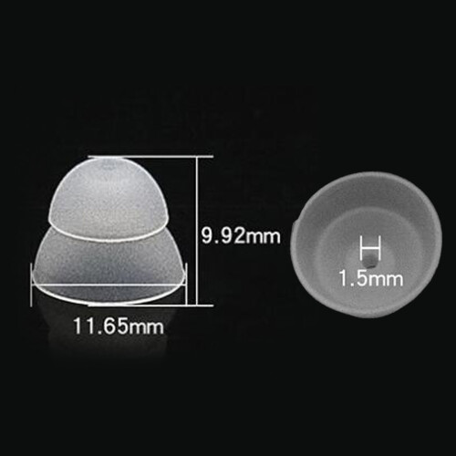 Sound Aid Dome Silikonspitzen 1,5–3,5 mm Ersatz 1
