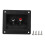 2er Pack Federdruck-Lautsprecherbox-Terminals, Schwarz ABS 5