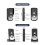 Wireless Intercom System IP54 Waterproof Dual Way Comm Voice Door Bell for Home Laboratory Office 2
